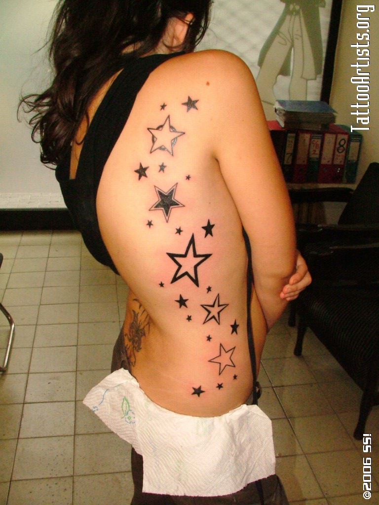 5 Stars Tattoo Designs