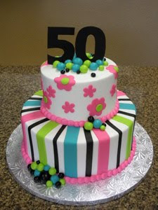 50th Birthday Cakes For Ladies