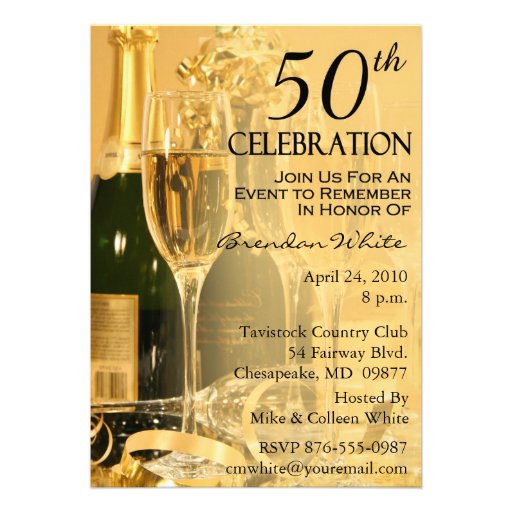 50th Birthday Invitations For Women