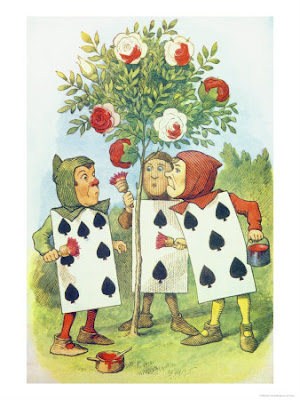 Alice In Wonderland Queen Of Hearts Card