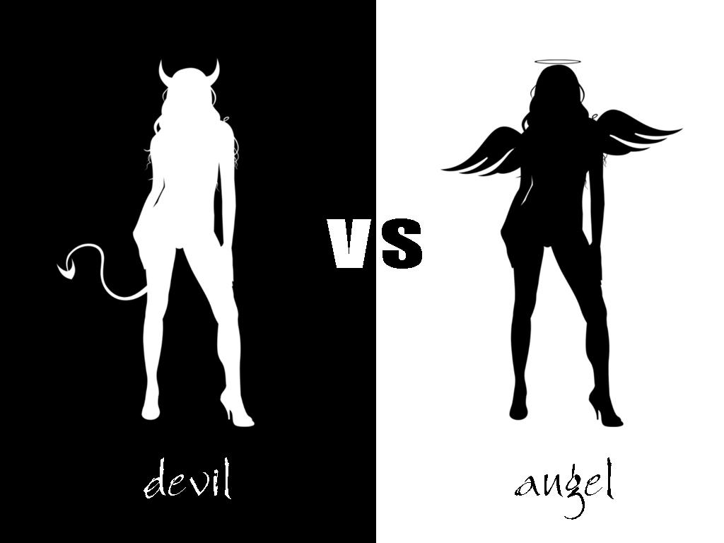 Angel And Devil Wallpaper