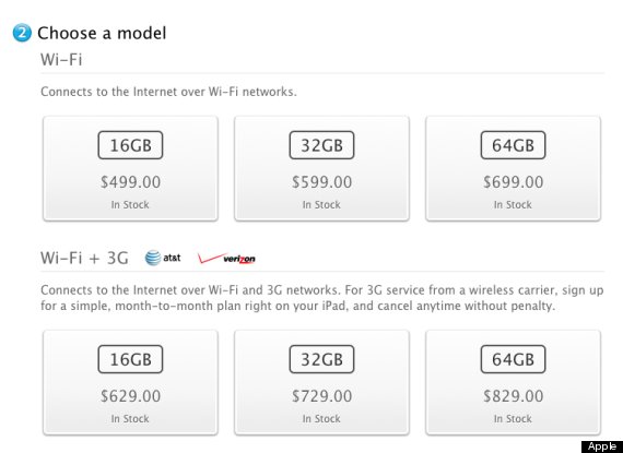 Apple Ipad 16gb 3g Price