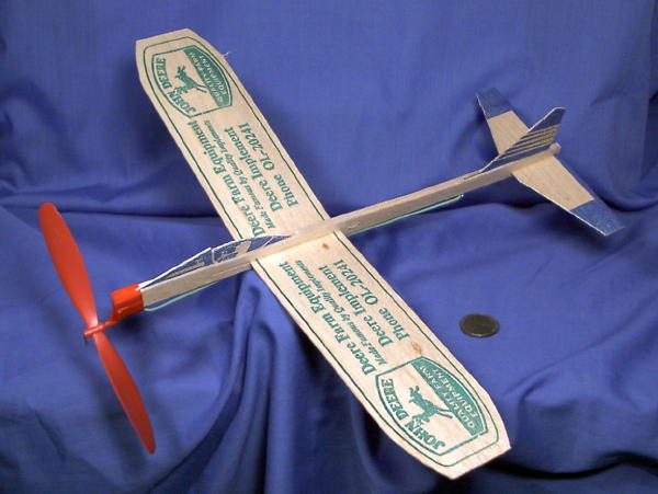 Balsa Wood Airplane Rubber Band