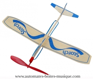 Balsa Wood Airplane Rubber Band