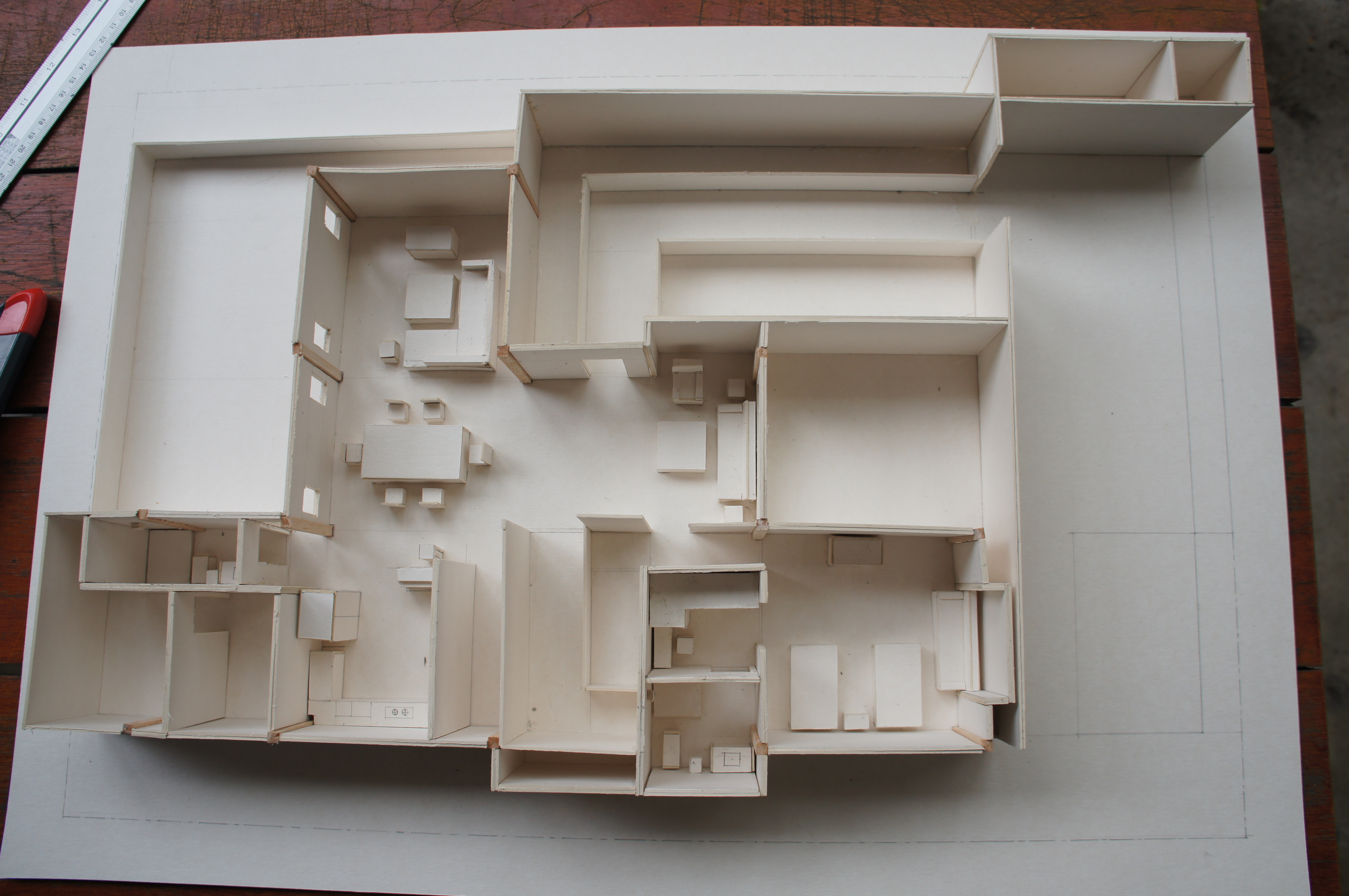 Balsa Wood Model House