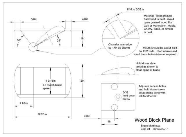 Balsa Wood Plane Blueprints