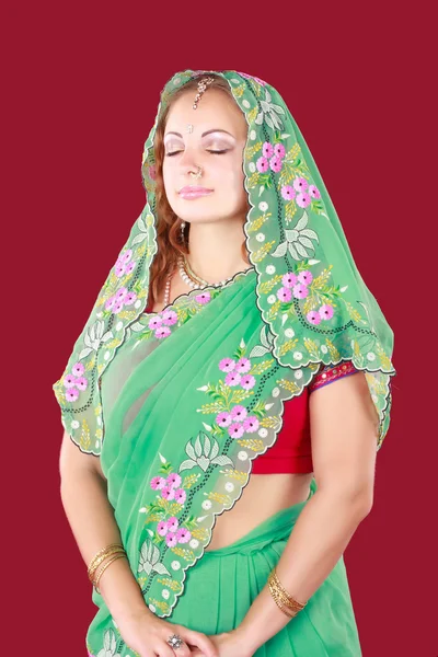 Beautiful Woman In Sari
