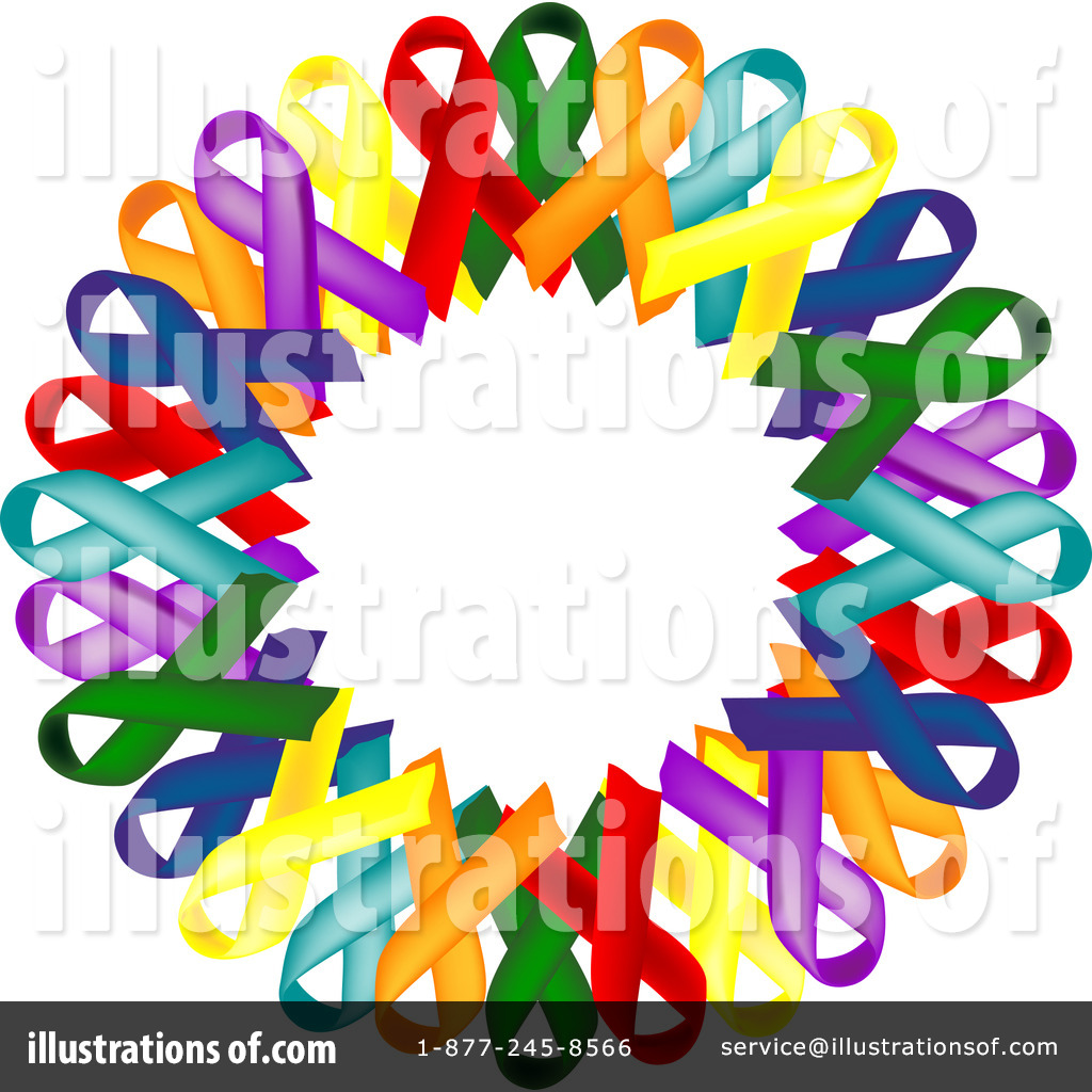 Breast Cancer Ribbon Clip Art Black White