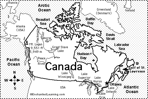 Canada Map Quiz Provinces