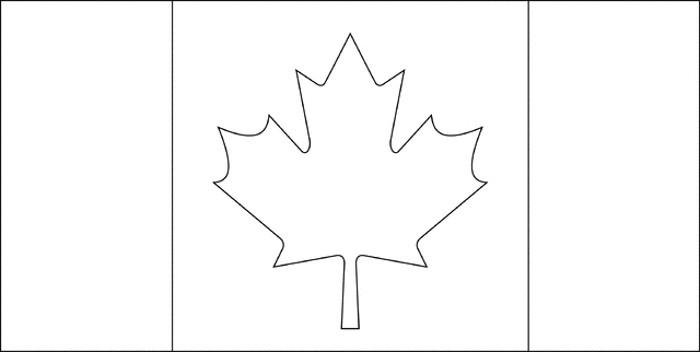 Canada Maple Leaf Outline