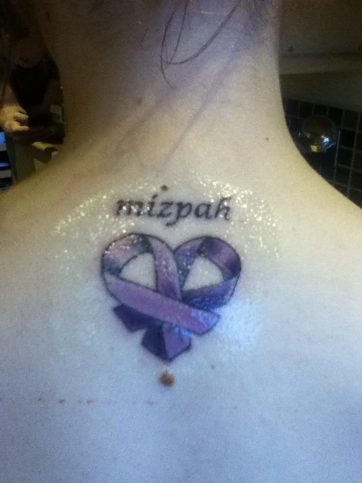Cancer Ribbon Tattoos For Girls