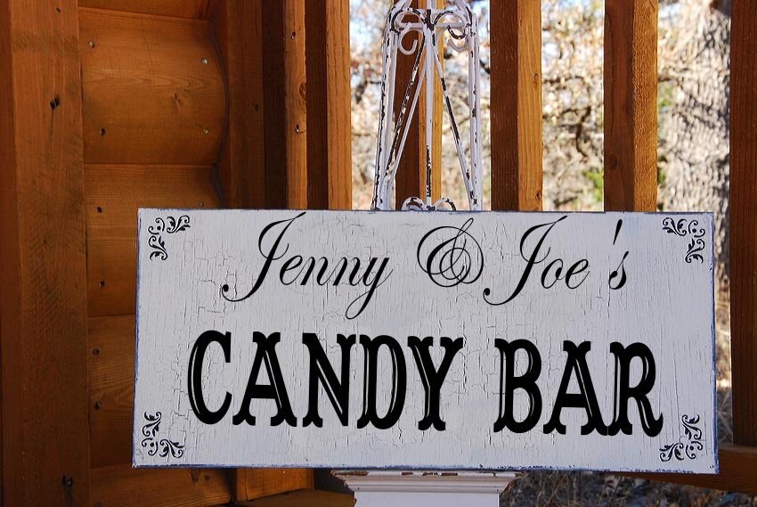 Candy Bar Sign