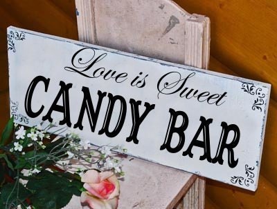 Candy Bar Sign