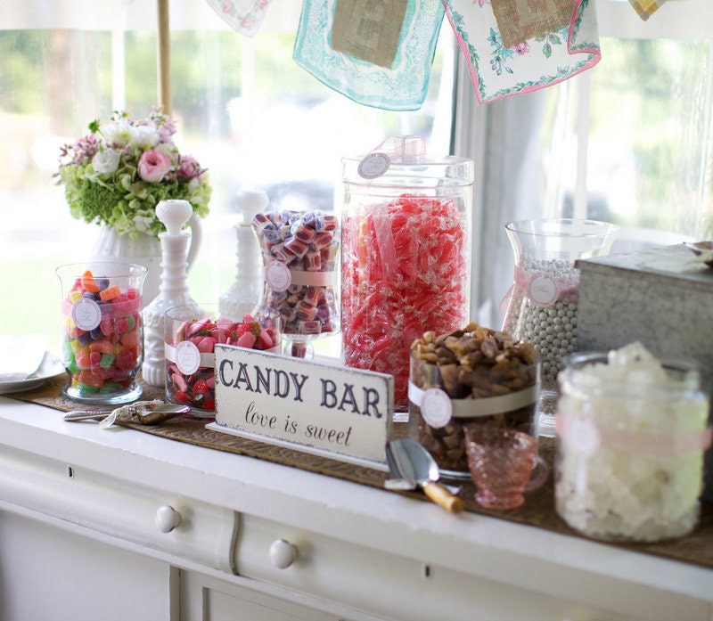 Candy Bar Signage