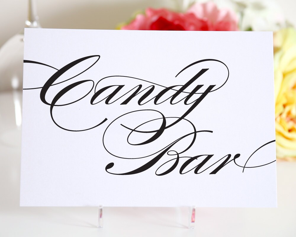 Candy Bar Signs For Birthdays