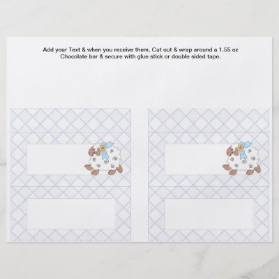 Candy Bar Wrappers For Baby Shower Template