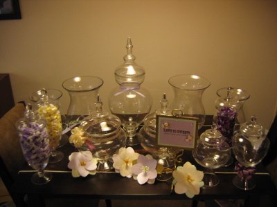 Candy Buffet Jars Set