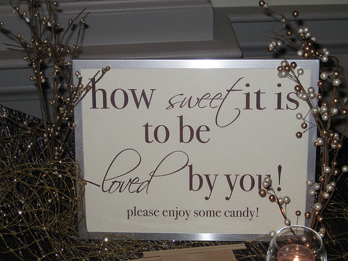 Candy Buffet Signs