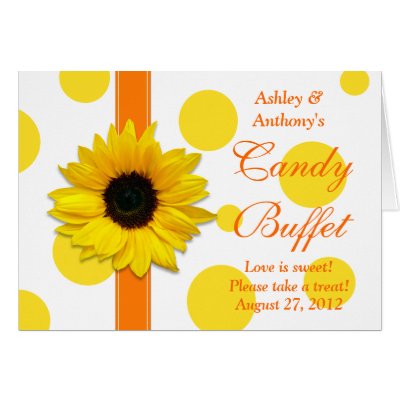 Candy Buffet Signs For Weddings