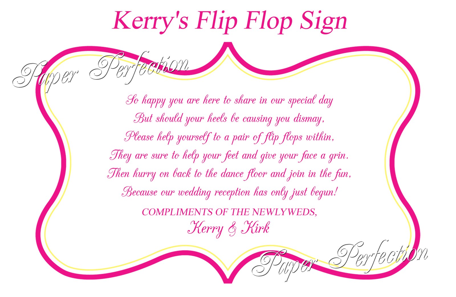 Candy Buffet Signs Wording