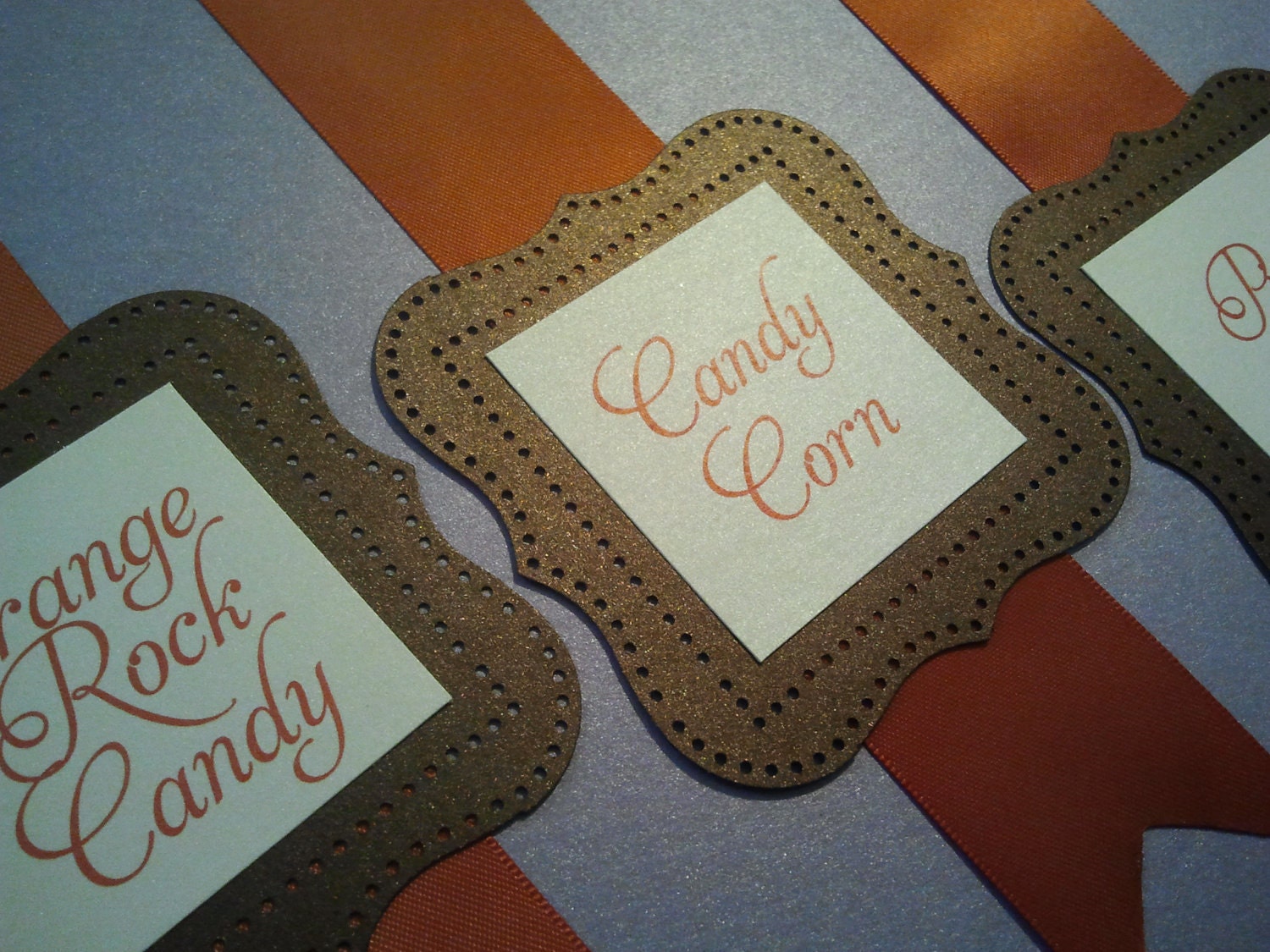 Candy Buffet Tags Etsy