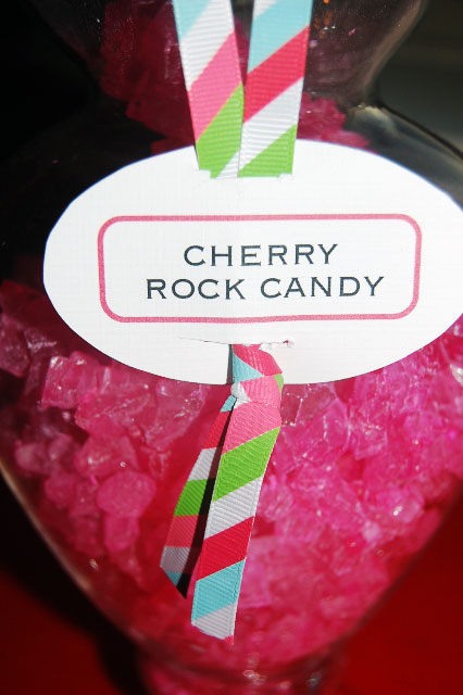 Candy Buffet Tags Template