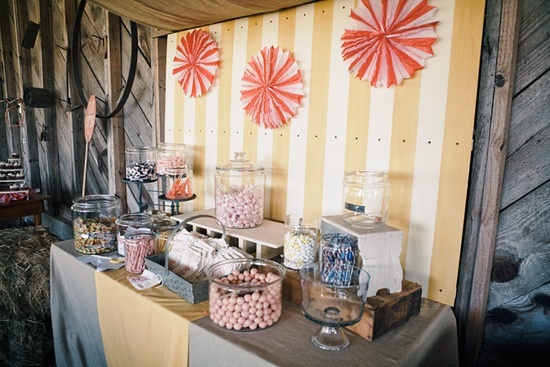 Candy Buffet Wedding Reception Pictures