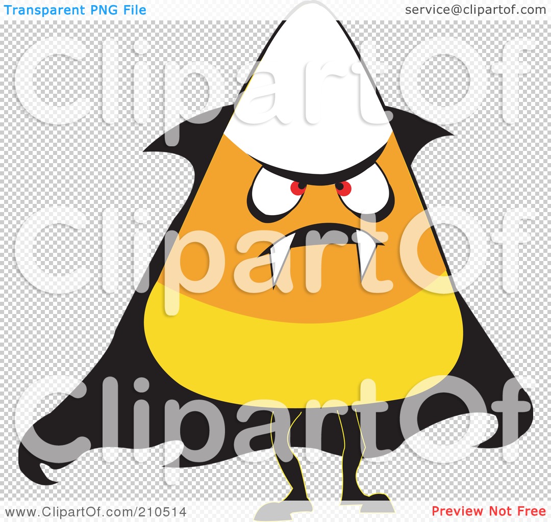 Candy Corn Clipart Black And White