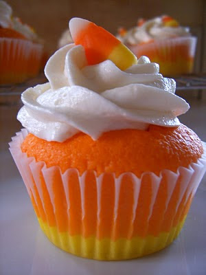 Candy Corn Cupcakes From Scratch