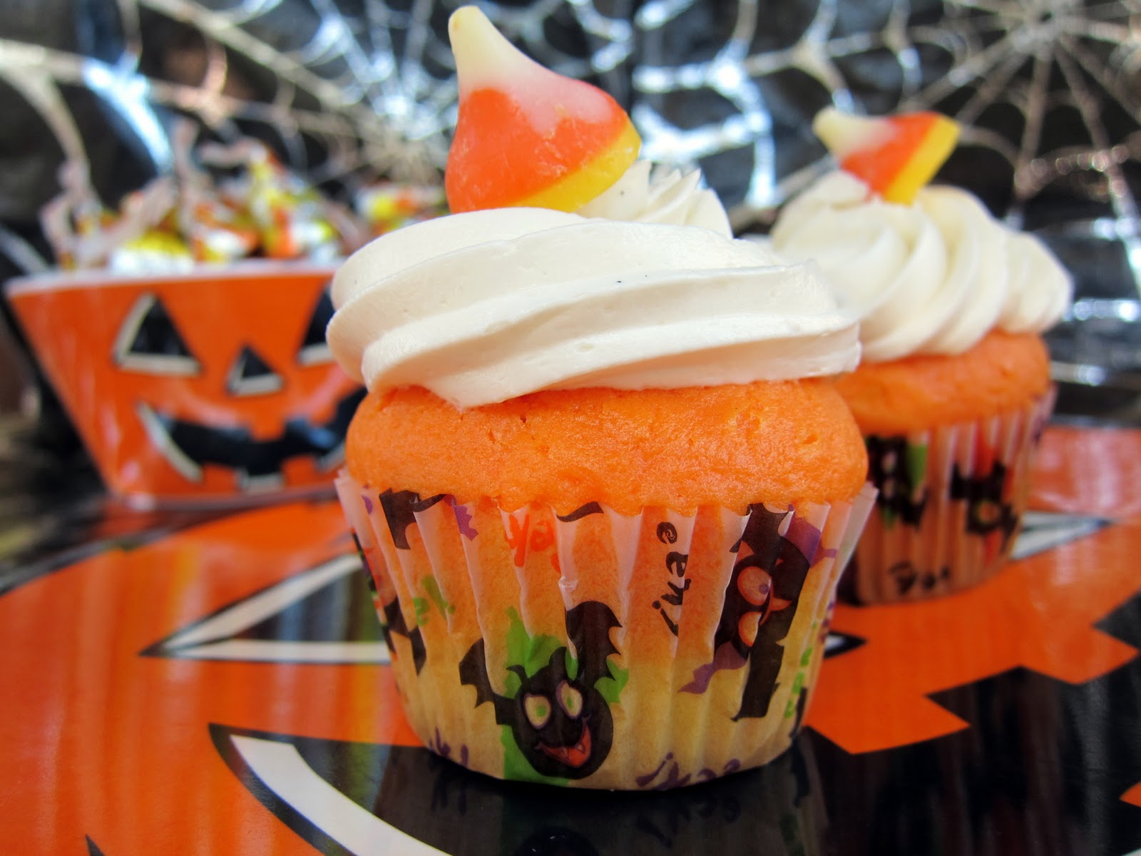 Candy Corn Cupcakes From Scratch