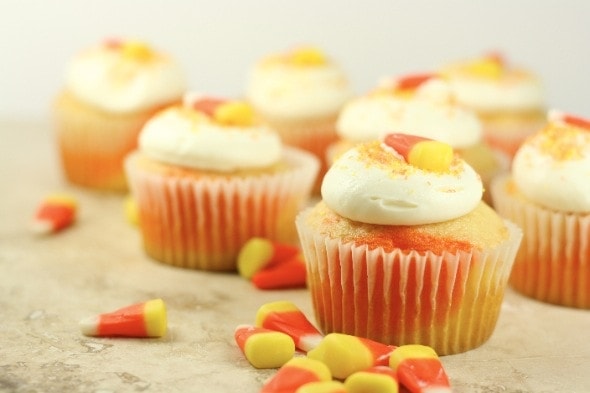 Candy Corn Cupcakes Recipe