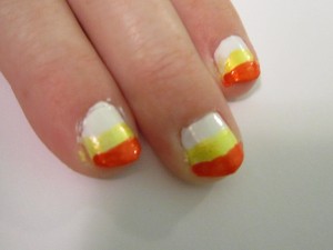 Candy Corn Nails