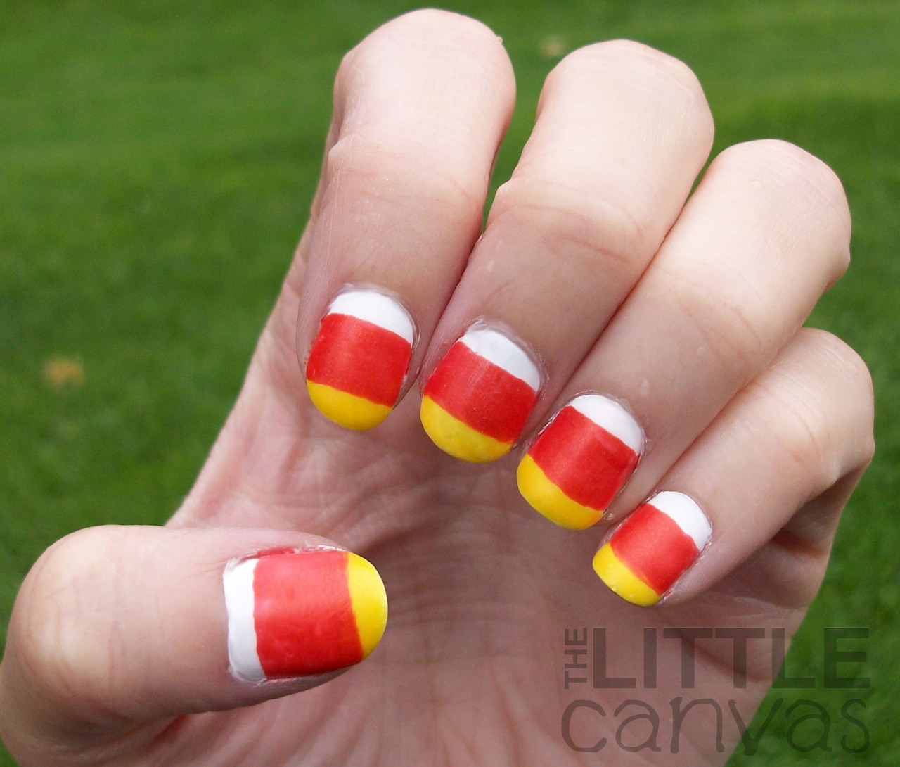 Candy Corn Nails Tumblr