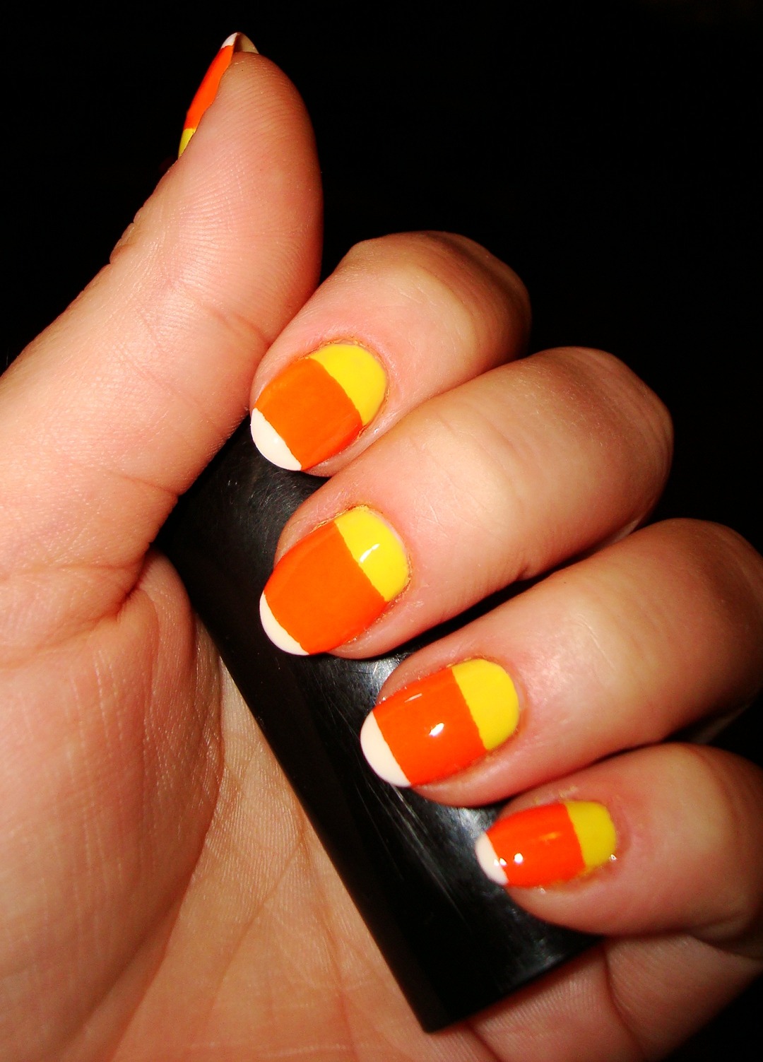 Candy Corn Nails Tumblr