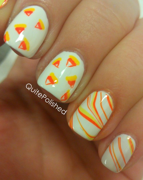 Candy Corn Nails Tumblr