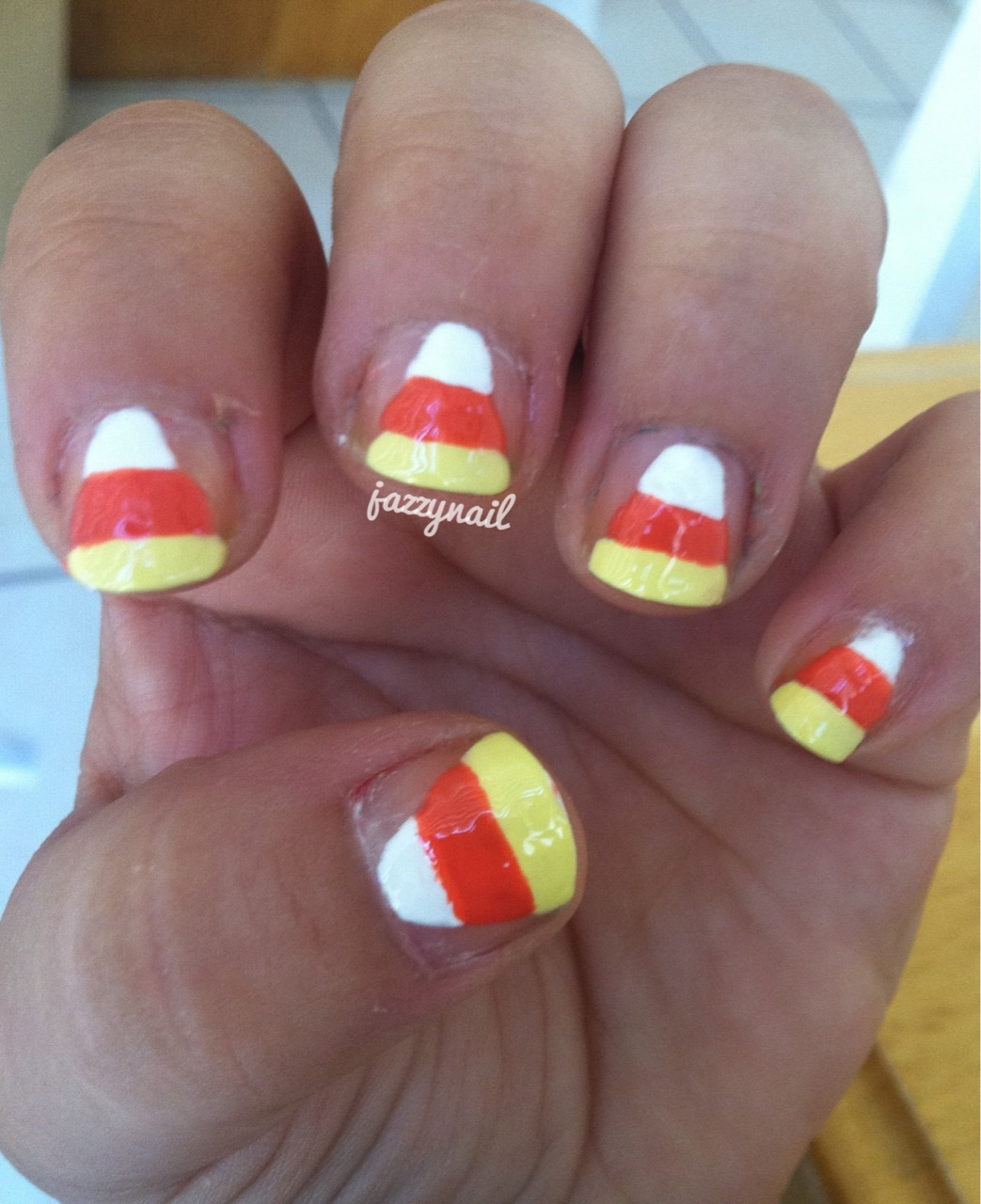 Candy Corn Nails Tumblr