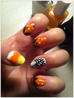 Candy Corn Nails Tumblr