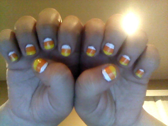 Candy Corn Nails Tumblr