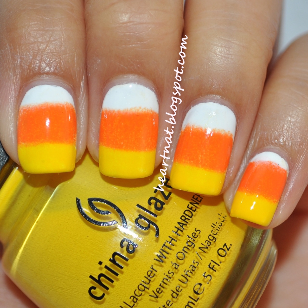 Candy Corn Nails Tumblr