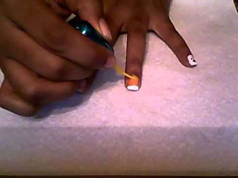 Candy Corn Nails Tutorial