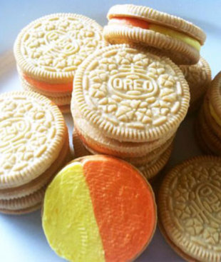 Candy Corn Oreos Ingredients