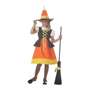 Candy Corn Witch Costume Child