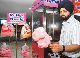 Candy Floss On A Stick