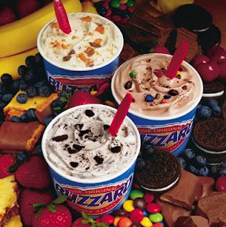 Candy Shop Blizzard Calories