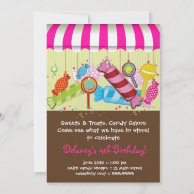 Candy Shoppe Birthday