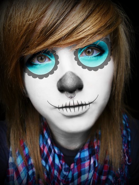 Candy Skull Makeup Tumblr