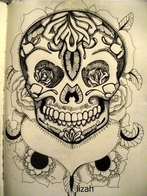 Candy Skull Tattoo Tumblr