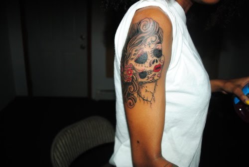 Candy Skull Tattoo Tumblr