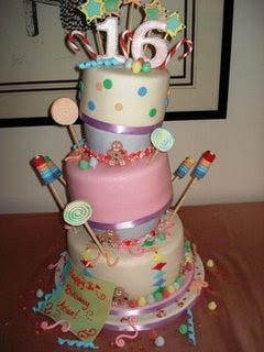 Candyland Themed Cake