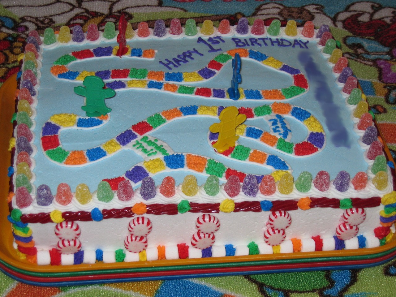 Candyland Themed Cake